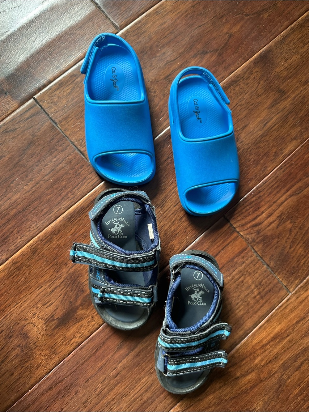 Beverly Hills Polo Club Kids Blue Sport Sandals and Slide Set
